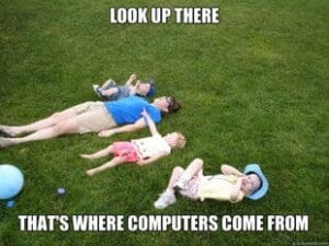 computers in the cloud