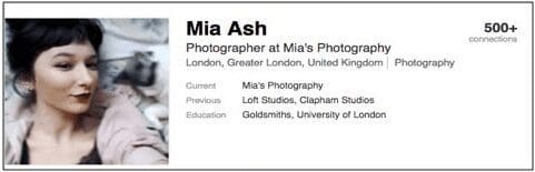 fake account image