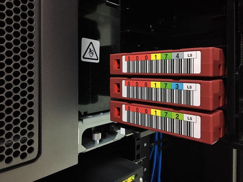 on-site tape backup
