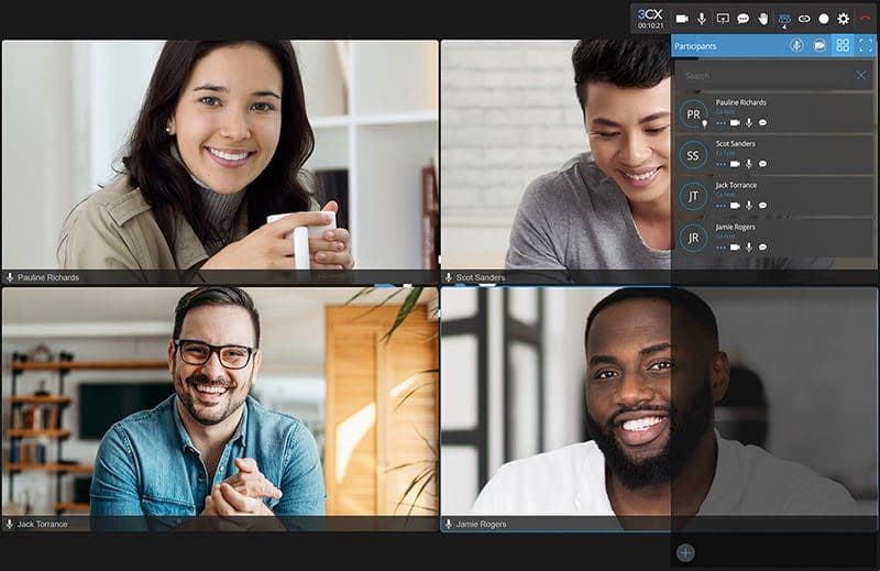 3cx voip software video conferencing