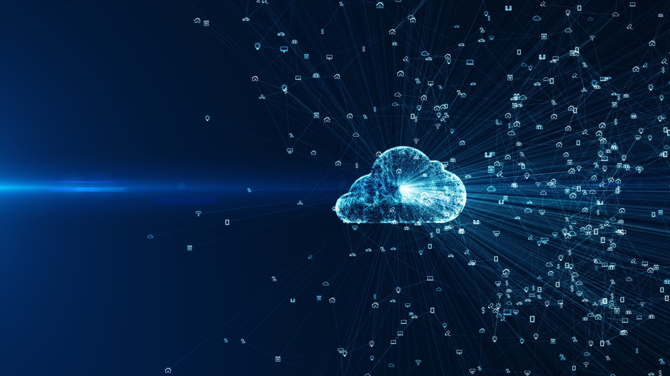 Cloud services connecting people on the internet