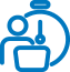 user clock icon
