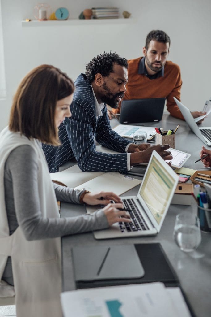 co-workers in an office