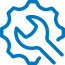 icon of a gear and wrench