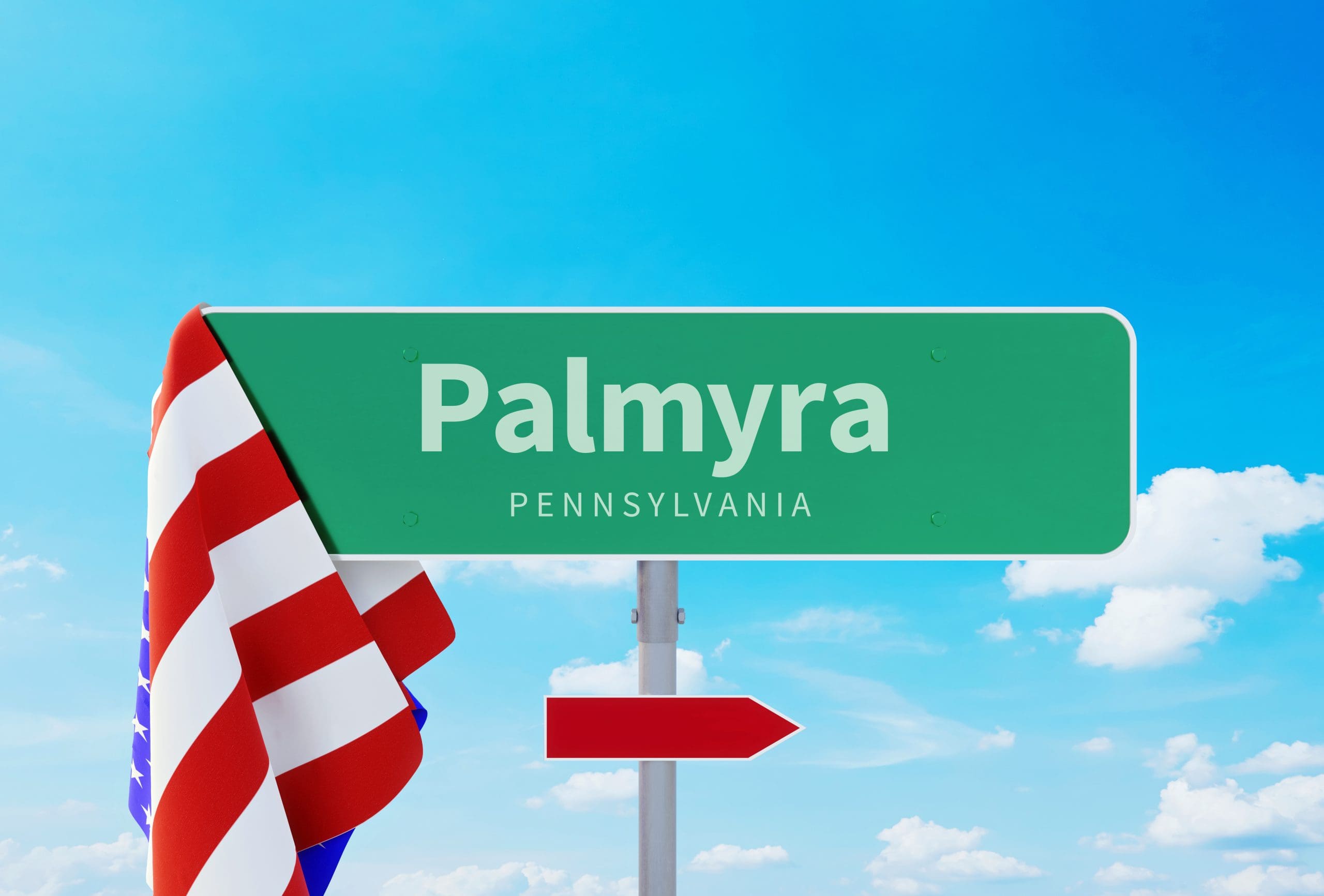 Palmyra, PA Town Sign