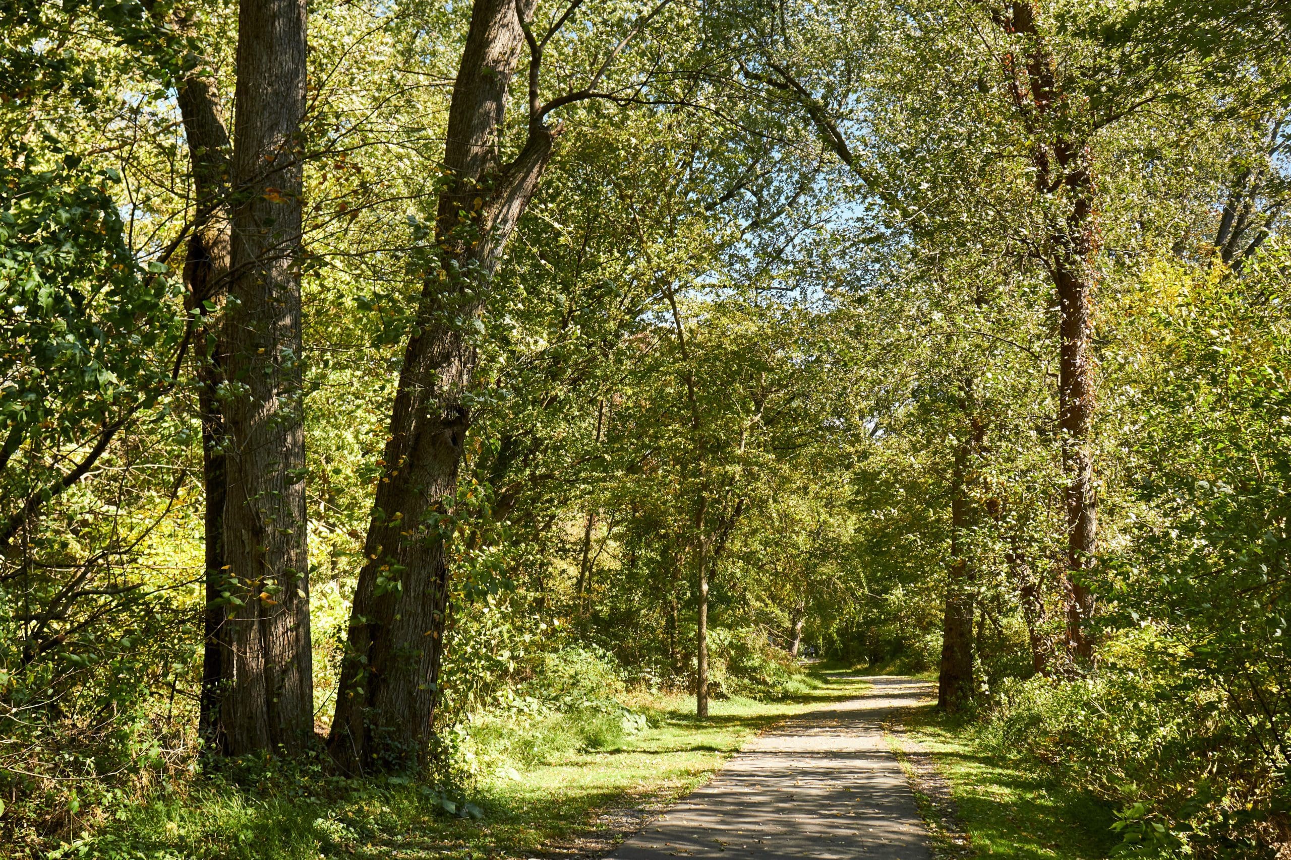 A rail trail near Columbia, Lancaster County, Pennsylvania, USA