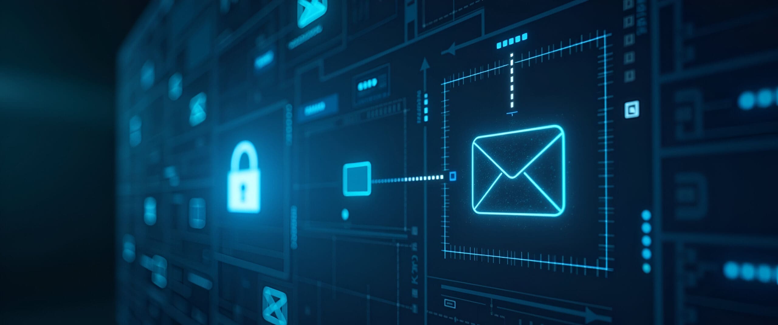 A secure email illustration.